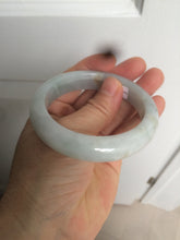 Load image into Gallery viewer, 54.8mm certified type A 100% Natural icy watery green/white/brown  jadeite jade bangle Z126-4403