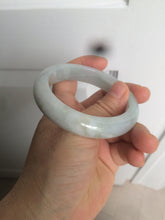 Load image into Gallery viewer, 54.8mm certified type A 100% Natural icy watery green/white/brown  jadeite jade bangle Z126-4403