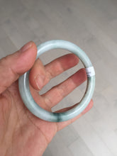 Load image into Gallery viewer, 56.8mm Certified Type A 100% Natural light green/yellow/red strawberry jelly Jadeite Jade bangle AA87-3950