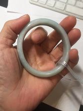 Load image into Gallery viewer, 52.5mm Certificated Type A100% sunny green/dark green Jadeite Jade bangle F06-5007