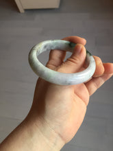 Load image into Gallery viewer, 56.4 mm certificated Type A 100% Natural green purple yellow Jadeite Jade bangle BL64-6220