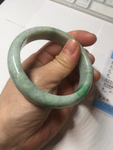Load image into Gallery viewer, 56mm Certified Type A 100% Natural sunny green Jadeite Jade bangle AU8-4428