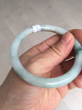 Load image into Gallery viewer, 56.8mm Certified Type A 100% Natural light green/yellow/red strawberry jelly Jadeite Jade bangle AA87-3950