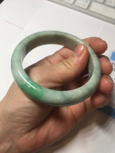 Load image into Gallery viewer, 56mm Certified Type A 100% Natural sunny green Jadeite Jade bangle AU8-4428