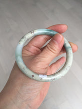 Load image into Gallery viewer, 56.8mm Certified Type A 100% Natural light green/yellow/red strawberry jelly Jadeite Jade bangle AA87-3950