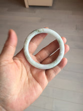 Load image into Gallery viewer, 53.8mm certified 100% natural Type A light green purple brown round cut jadeite jade bangle BS107-2542