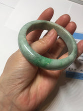 Load image into Gallery viewer, 56mm Certified Type A 100% Natural sunny green Jadeite Jade bangle AU8-4428