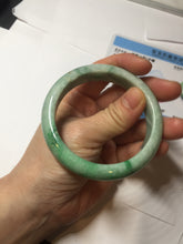 Load image into Gallery viewer, 56.2mm certified Type A 100% Natural sunny green/white/red Jadeite Jade bangle BS35-4433