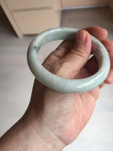 Load image into Gallery viewer, 56.8mm certified Type A 100% Natural sunny green light green Jadeite Jade bangle D140-4008