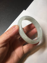 Load image into Gallery viewer, 51mm Certified Type A 100% Natural icy light green oval jadeite jade bangle BK94-7735