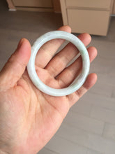 Load image into Gallery viewer, 53.8mm certified 100% natural Type A light green purple brown round cut jadeite jade bangle BS107-2542