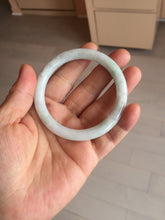 Load image into Gallery viewer, 53.8mm certified 100% natural Type A light green purple brown round cut jadeite jade bangle BS107-2542