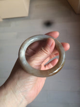 Load image into Gallery viewer, 52.5mm 100% natural beige pink gray round cut Coral Jade (珊瑚玉) bangle SY45