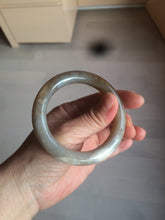 Load image into Gallery viewer, 52.5mm 100% natural beige pink gray round cut Coral Jade (珊瑚玉) bangle SY45