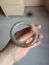 Load image into Gallery viewer, 52.5mm 100% natural beige pink gray round cut Coral Jade (珊瑚玉) bangle SY45