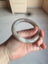 Load image into Gallery viewer, 52.5mm 100% natural beige pink gray round cut Coral Jade (珊瑚玉) bangle SY45