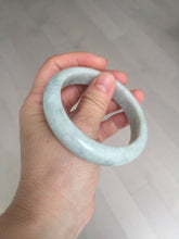 Load image into Gallery viewer, 56.8mm certified Type A 100% Natural light green brown Jadeite Jade bangle D141-4034