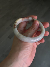 Load image into Gallery viewer, 57.1mm certified 100% natural type A green/red/brown jadeite jade bangle GL37-17-8651