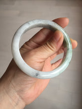 Load image into Gallery viewer, 57.9mm certified Type A 100% Natural dark green/white/black(WuJi) Jadeite Jade bangle D143-4015