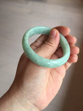 Load image into Gallery viewer, 50.5mm certified 100% natural Type A sunny green oval jadeite jade bangle PC21-0169