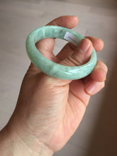 Load image into Gallery viewer, 50.5mm certified 100% natural Type A sunny green oval jadeite jade bangle PC21-0169