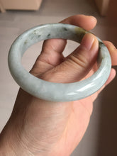 Load image into Gallery viewer, 57.5mm certified Type A 100% Natural dark green/brown/yellow Jadeite Jade bangle D142-4073