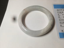 Load image into Gallery viewer, 56.8mm certified 100% natural type A light green/white/red  jadeite jade bangle AR81-4080