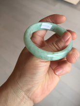 Load image into Gallery viewer, 50.5mm certified 100% natural Type A sunny green oval jadeite jade bangle PC21-0169