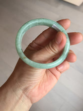Load image into Gallery viewer, 50.5mm certified 100% natural Type A sunny green oval jadeite jade bangle PC21-0169