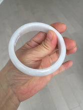 Load image into Gallery viewer, 56.4mm certificated Type A 100% Natural light purple/white Jadeite Jade bangle BF130-4028