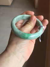 Load image into Gallery viewer, 56mm Certified Type A 100% Natural sunny green Jadeite Jade bangle AU8-4428