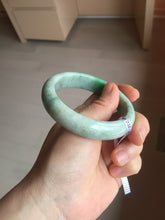 Load image into Gallery viewer, 56mm Certified Type A 100% Natural sunny green Jadeite Jade bangle AU8-4428