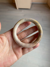 Load image into Gallery viewer, 53.8mm 100% natural beige yellow pink purple round cut a taste of the tropical Coral Jade (珊瑚玉) bangle SY22