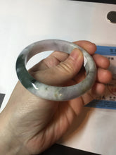 Load image into Gallery viewer, 56.4 mm certificated Type A 100% Natural green purple yellow Jadeite Jade bangle BL64-6220