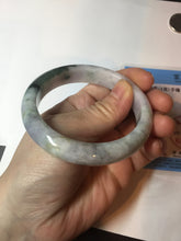 Load image into Gallery viewer, 56.4 mm certificated Type A 100% Natural green purple yellow Jadeite Jade bangle BL64-6220