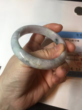Load image into Gallery viewer, 56.4 mm certificated Type A 100% Natural green purple yellow Jadeite Jade bangle BL64-6220