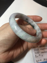 Load image into Gallery viewer, 56.4 mm certificated Type A 100% Natural green purple yellow Jadeite Jade bangle BL64-6220