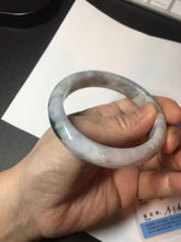 Load image into Gallery viewer, 56.4 mm certificated Type A 100% Natural green purple yellow Jadeite Jade bangle BL64-6220