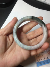 Load image into Gallery viewer, 56.4 mm certificated Type A 100% Natural green purple yellow Jadeite Jade bangle BL64-6220