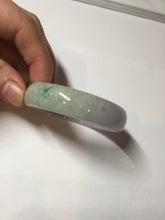 Load image into Gallery viewer, 50.5mm 100% natural Type A sunny green/purple jadeite jade bangle BP14