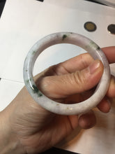 Load image into Gallery viewer, 56.4 mm certificated Type A 100% Natural green purple white Jadeite Jade bangle BL65-6232
