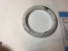 Load image into Gallery viewer, 56.4 mm certificated Type A 100% Natural green purple white Jadeite Jade bangle BL65-6232