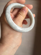 Load image into Gallery viewer, 56.8mm Certified Type A 100% Natural light green white jadeite Jade bangle GL48-13-4009