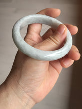 Load image into Gallery viewer, 56.8mm Certified Type A 100% Natural light green white jadeite Jade bangle GL48-13-4009