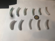 Load image into Gallery viewer, 100% natural type A icy watery light green white jadeite jade rectangle bead/craft supplies BG9