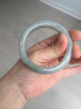 Load image into Gallery viewer, 53mm 100% natural certified dark green/gray jadeite jade bangle BM53-8655