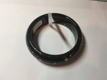 Load image into Gallery viewer, 57.5mm 100% Natural dark green/black meteorite Stellar Night sky broad style nephrite Jade bangle HF109-0066