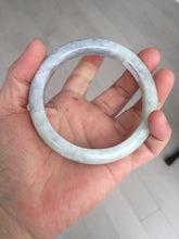 Load image into Gallery viewer, 61.5mm Certified Type A 100% Natural white/light purple/green Jadeite Jade bangle BF120-1933