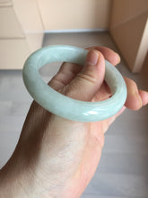 Load image into Gallery viewer, 52.5mm certified 100% natural Type A light  green white jadeite jade bangle AR116-9424