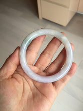 Load image into Gallery viewer, 56.5mm 100% natural type A white/purple/blue/green round cut jadeite jade bangle BL117-9431
